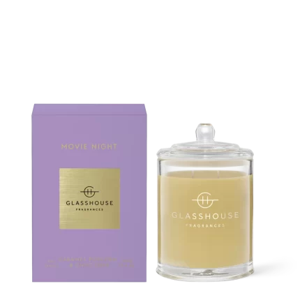Glasshouse Fragrances Movie Night Candle